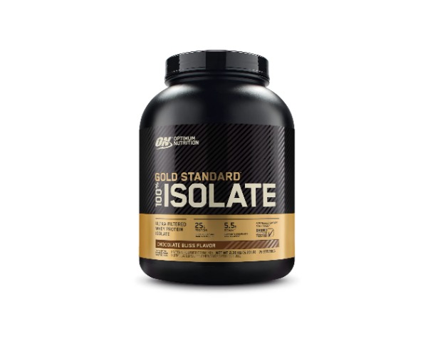 OPTIMUM NUTRITION Gold Standard 100% Isolate Protein Powder, Chocolate Flavour, 2.36kg - 76 Servings (Pack of 1)