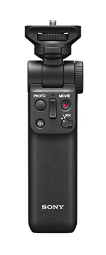 Sony Wireless Bluetooth Shooting Grip and Tripod for still and video, ideal for vlogging (GP-VPT2BT), Black, 3.38 x 3.13 x 8.5 inches
