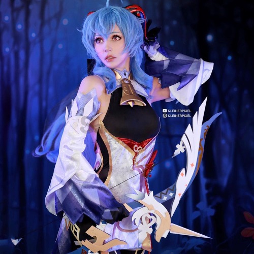 Genshin Impact Ganyu Cosplay Bow and Arrow Prop