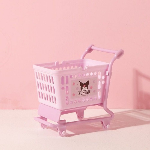 Kawaii Shopping Cart Storage - Kuromi