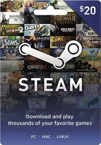 $20 Steam Giftcard