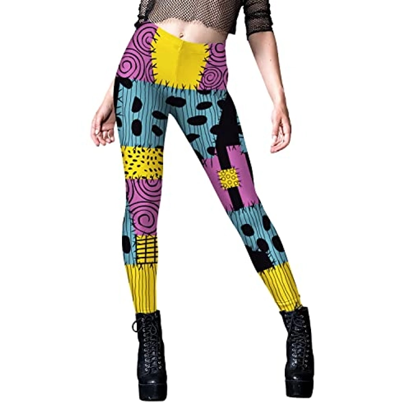 AOBUTE Women's Christmas Leggings Stretchy Graphic Printed Legging Tights