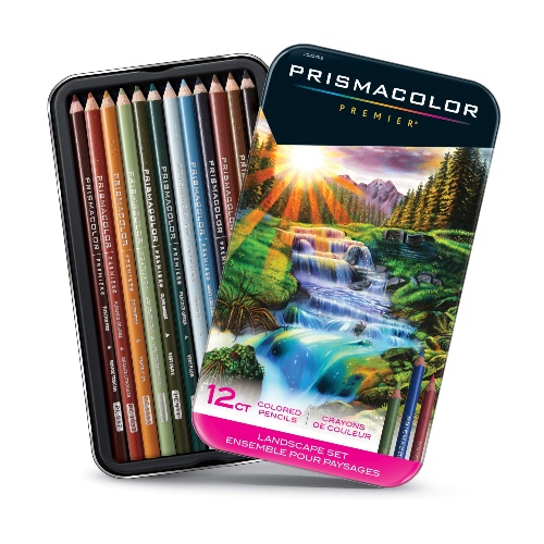 Prismacolor Premier Colored Pencils Landscape Landscape, 12 Count (Pack of 1), 2023753 - Landscape