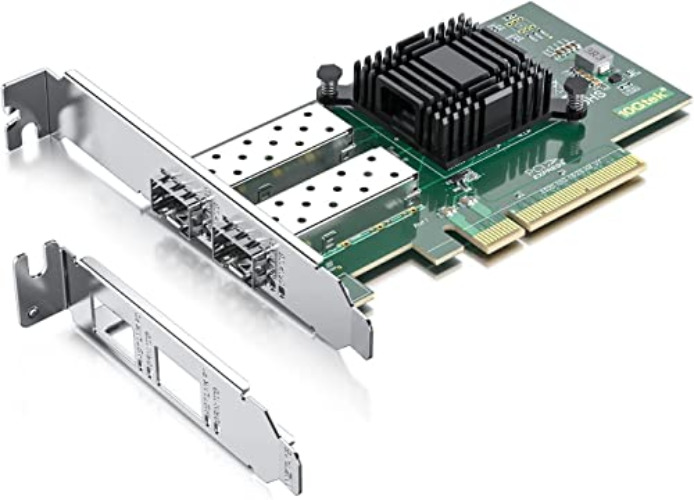 10Gtek 10Gb PCI-E NIC Network Card, Dual SFP+ Port