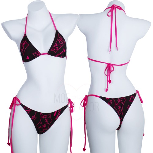 Manga Noises Bikini - Pink / XL/2XL