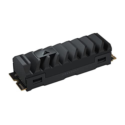 CORSAIR MP600 PRO XT 1TB Gen4 PCIe x4 NVMe M.2 SSD – High-Density TLC NAND – Aluminum Heatspreader – M.2 2280 Form-Factor - With Heatsink - 1TB - Black