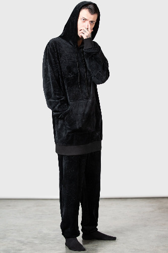 KILLSTAR Arachno Rest Joggers | XL / Black / 95% Polyester 5% Elastane