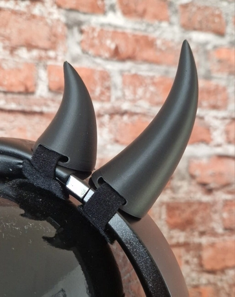 Headset Horns Accessory - black