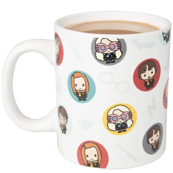 Harry Potter Coffee Mug, 11oz - Chibi Character Design - Great Gift For Kids and Adults - Ceramic - 