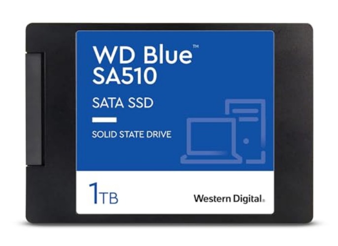 WD Blue SA510 1TB 2.5" SATA SSD with up to 560MB/s read speed - 2.5" SATA - 1TB