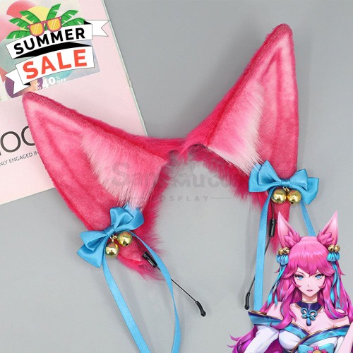【In Stock】Game League of Legends Cosplay Spirit Blossom Ahri Ears Cosplay Props