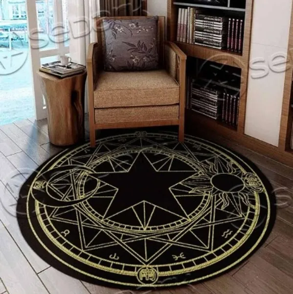 Sun Moon Star Round Carpet Personalized Rug Zodiac Astrology | Etsy