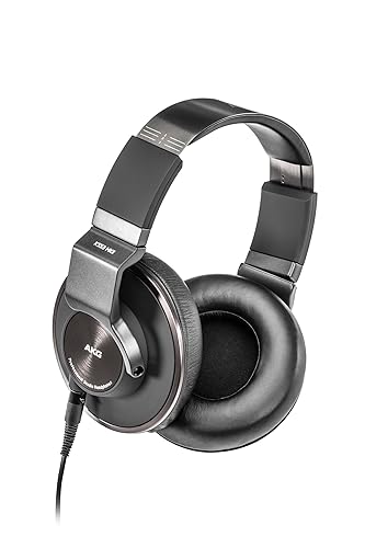 AKG Pro Audio K553 MKII Over-Ear, Closed-Back, Foldable Studio Headphones,Black - K553 Headphones