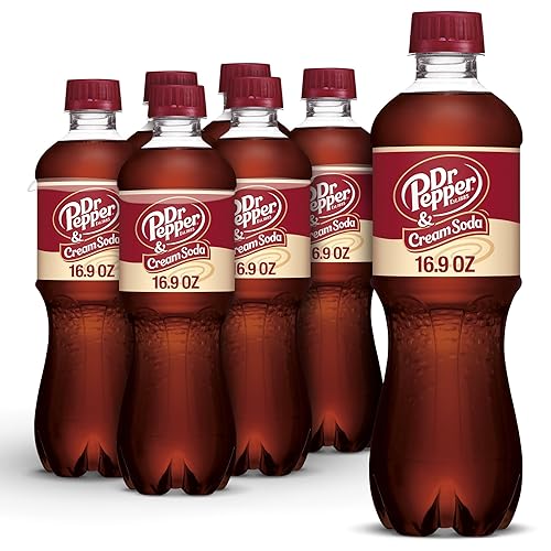 Dr Pepper Cream Soda 16.9 oz 12 Bottles
