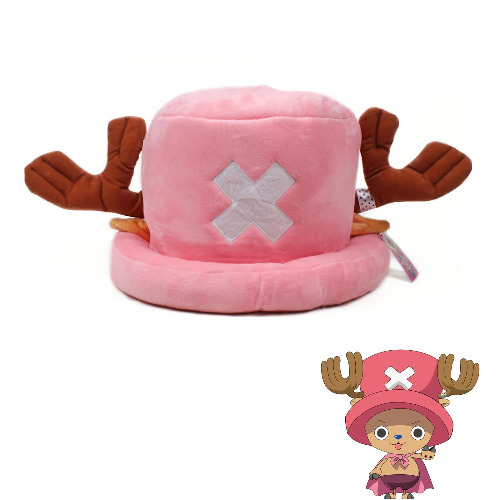 Anime Caps Hat Tony Tony Chopper Cosplay Cute Anime Plush Hat Available in Five Colors - Pink