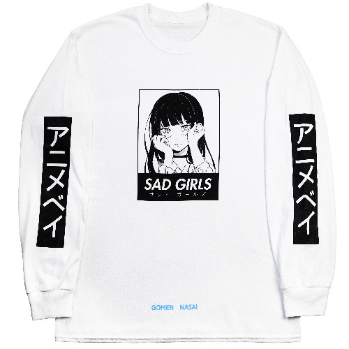 Sad Girls L/S Choker Tee - small