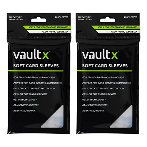 Vault X Soft Trading Card Sleeves - 400 Pack