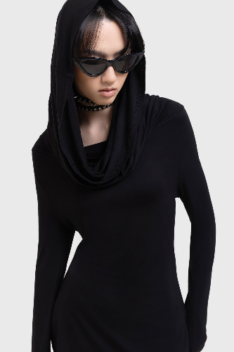 Infinitum Top | S / Black / 95% Viscose 5% Elastane