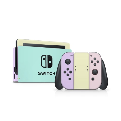 Retro Pastels Nintendo Switch Skin - Console + Joy-Cons