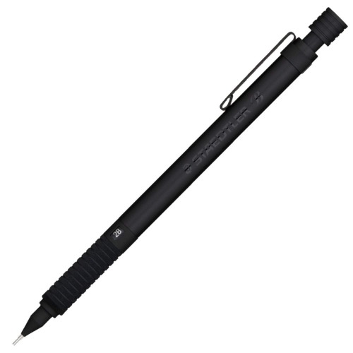 Staedtler 925 35-03B Mechanical Pencil, 0.3mm, Drafting Mechanical Pencil, All Black - Lead diameter: 0.01 inch (0.3 mm) Single Item