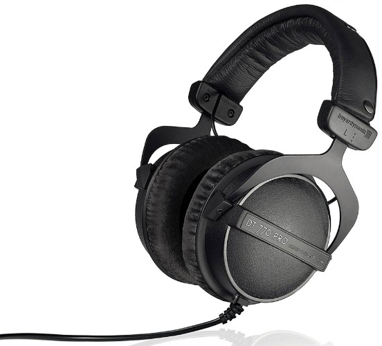 Beyerdynamic DT 770 Pro 80 ohm Limited Edition Professional Studio Headphones, Black - 80 OHM Black