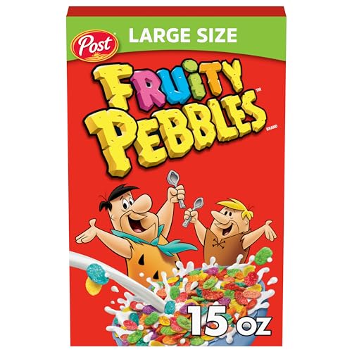 Post Fruity Pebbles, 15 Ounce - Fruity Pebbles - 15 Ounce (Pack of 1)