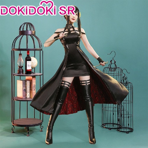 【Ready For Ship】【Size S-2XL】DokiDoki-SR Anime SPY×FAMILY Cosplay Yor Forger Cosplay Halloween Costume spyxfamily | Costume / M-PRESALE