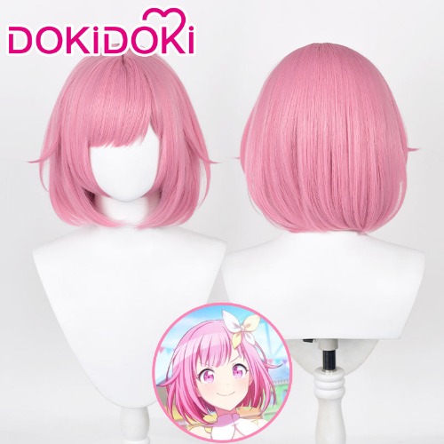【Ready For Ship】DokiDoki VOCALOID Project Sekai Colorful Stage! feat. Cosplay Ootori Emu Cosplay Wig Pink | Otori Emu