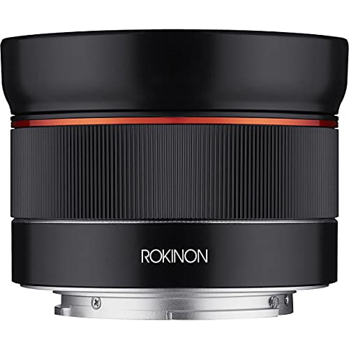 Rokinon AF 24mm f/2.8 Wide Angle Auto Focus Lens for Sony E-Mount, Black (IO24AF-E)