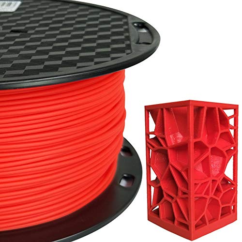 PLA MAX PLA + Red PLA Filament 1.75 mm 3D Printer Filament 1KG 2.2LBS Spool 3D Printing Material Stronger Than Normal PLA Pro Plus Filament CC3D PLA Max Mailbox Red Color - Mailbox Red