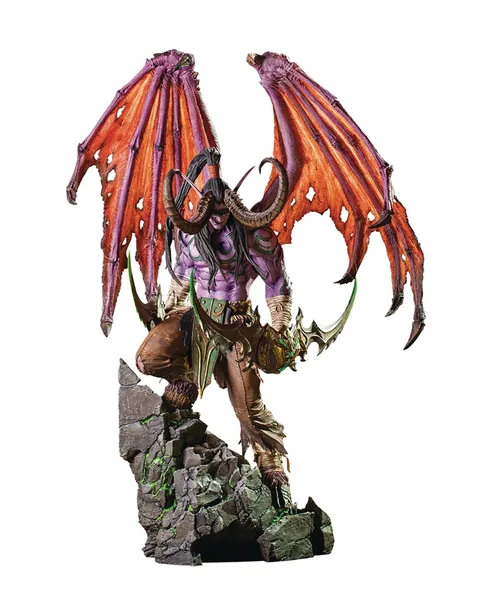 Blizzard World of Warcraft: Illidan Stormrage Toy Figure Statues - 