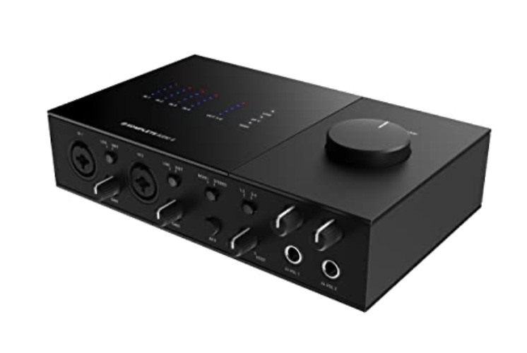Native Instruments Audio 6 MK2 6x6 192kHz / 24 bit USB Audio Interface mit umfangreichem Softwarepaket - Komplete Audio 6 Mk2 - Single