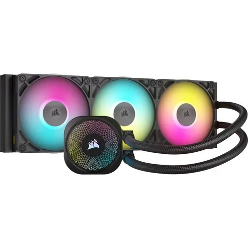 CORSAIR iCUE LINK TITAN RX RGB 360mm AIO Liquid CPU Cooler (Black)