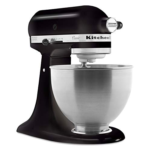 KitchenAid Classic Series 4.5 Quart Tilt-Head Stand Mixer K45SS, Onyx Black - Onyx Black - Mixer