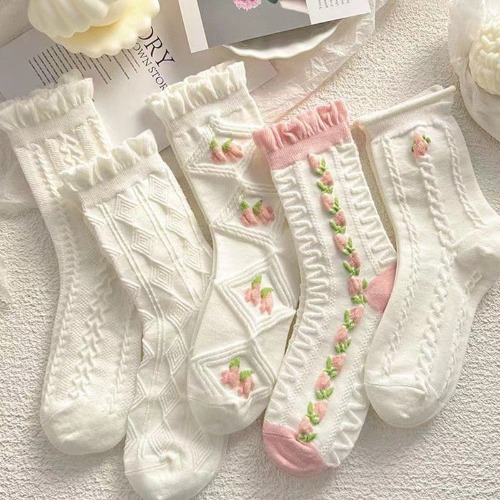 Textured Angelic Socks - No3