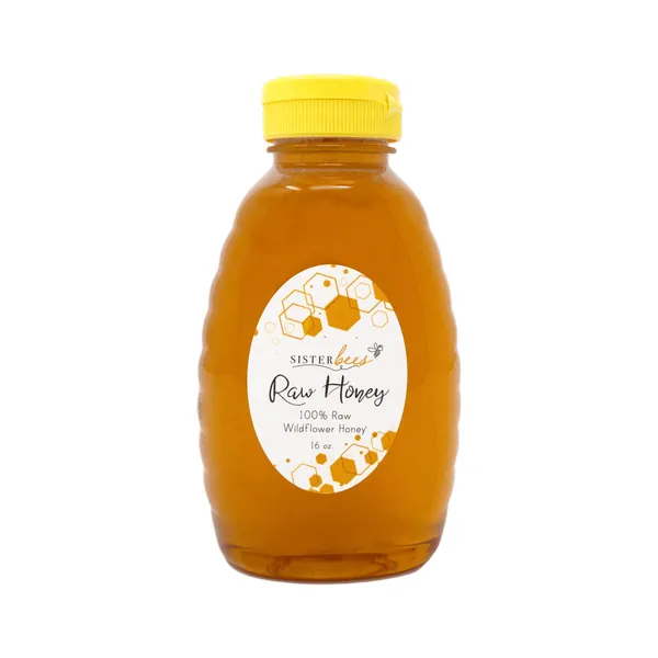 100% Raw Michigan Wildflower Honey 16 oz by Sister Bees