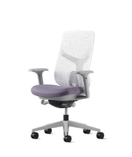 Verus Triflex Office Chair* Mineral Standard | Blazer & Studio White/Sheffield / Fully Adjustable