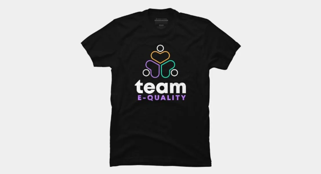 Team Full Print Apparel Men's Perfect Tee By EQuietly &#45; Design By Humans