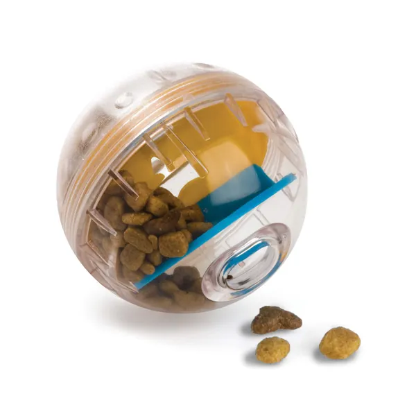 Pet Zone IQ Treat Ball – Adjustable Dog Treat Dog Ball & Treat Dispensing Dog Toys (Dog Puzzle Toys, Dog Enrichment Toys, and Interactive Dog Toys in One) Great Alternative to Snuffle Mat for Dogs - 3" - 3"