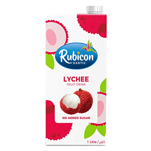 Rubicon 100% Lychee Juice Blend - No Sugar Added - 1 Litre Container 33.8 fl oz
