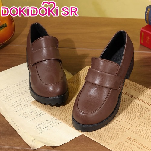 Dokidoki-SR Daily Casual JK Uniform Brown / Black Shoes | Brown Normal Ver / Shoes Only-EU37-In Stock