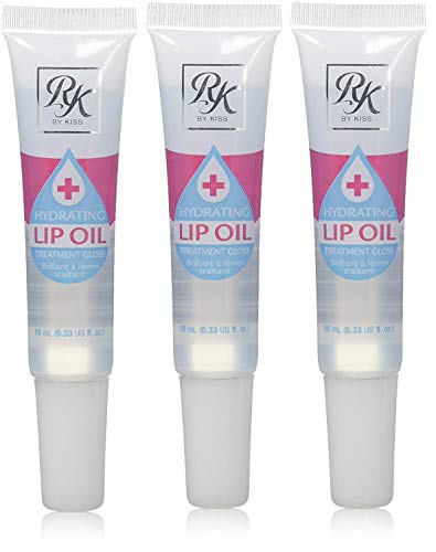 Ruby Kisses Hydrating Lip Gloss Clear Hydrating Lip Gloss (3 PACK) - 0.33 Fl Oz (Pack of 3)