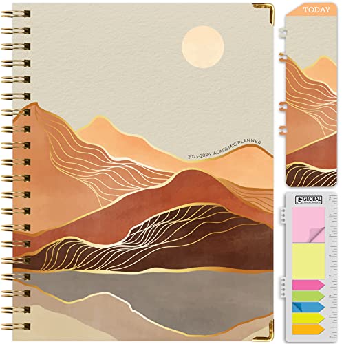 HARDCOVER Academic Year 2023-2024 Planner: (June 2023 Through July 2024) 