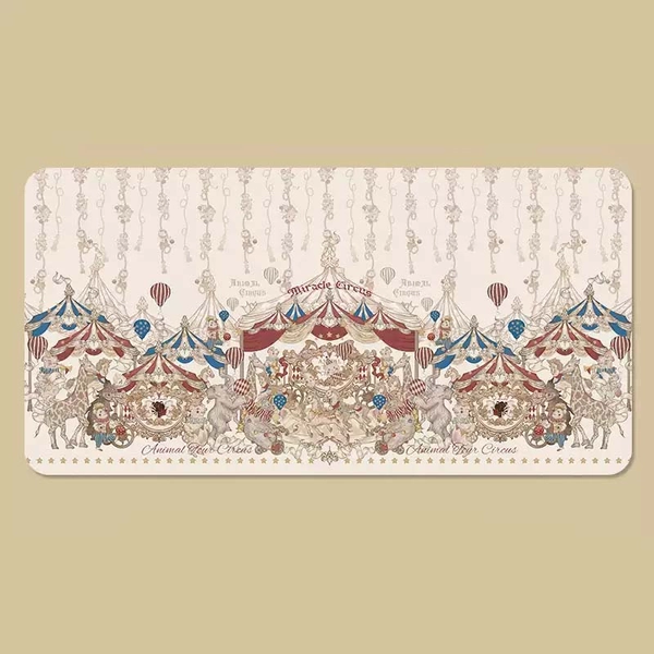 Fairy Tale Desk Mats Aesthetic Gaming Mouse Pads Kawaii Decor - F