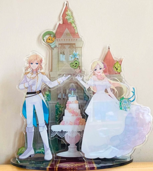 Wedding Zelda Standee BOTW Link Zelda Figure Zelda Acrylic Stand Zelda Theme Wedding Gifts Zelda Lover Gifts