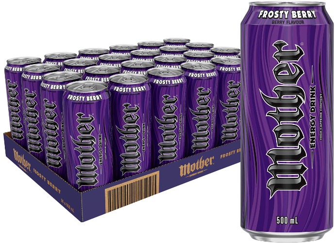 Mother Energy Drink Frosty Berry Cans 24 x 500 ml