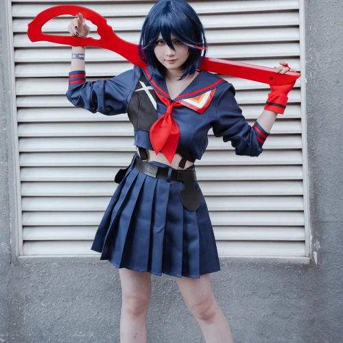 KILL La KILL Matoi Ryuuko Cosplay Costumes Japanese Anime Party Halloween Costume for Women Girls Tops Skirt Suits Wig - AliExpress 