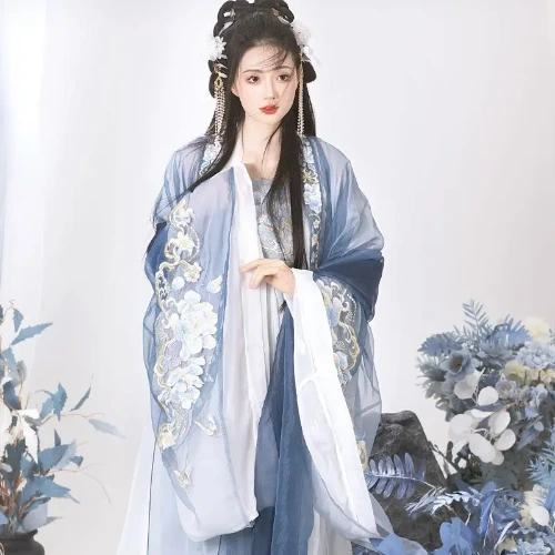 Ancient Chinese Hanfu Women Carnival Fairy Cosplay Costume Dance Dress Party Vintage Outfit Hanfu Dress For Women Plus Size XL - AliExpress 