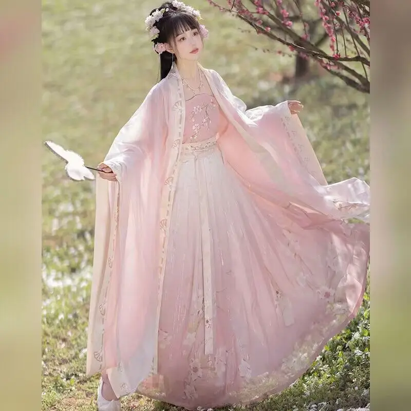 Pink Hanfu Dress Women Chinese Traditional Vintage Hanfu 2023 Summer Hanfu Dress- Hanfu - AliExpress