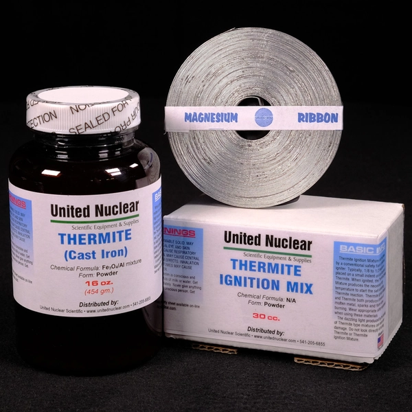 Thermite Bundle: Thermite Powder (16 oz.) + Ignition Mix + Magnesium Ribbon
